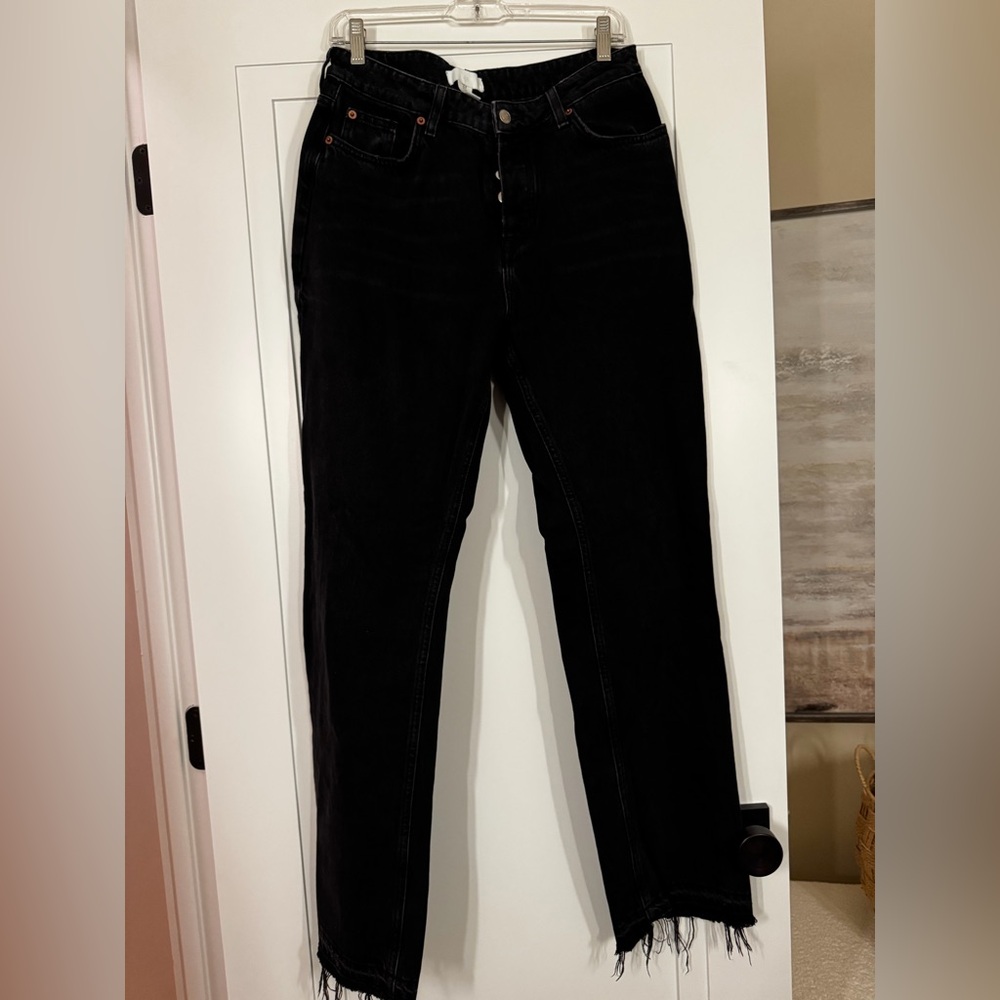H&M Women's Black Straight Leg Jeans